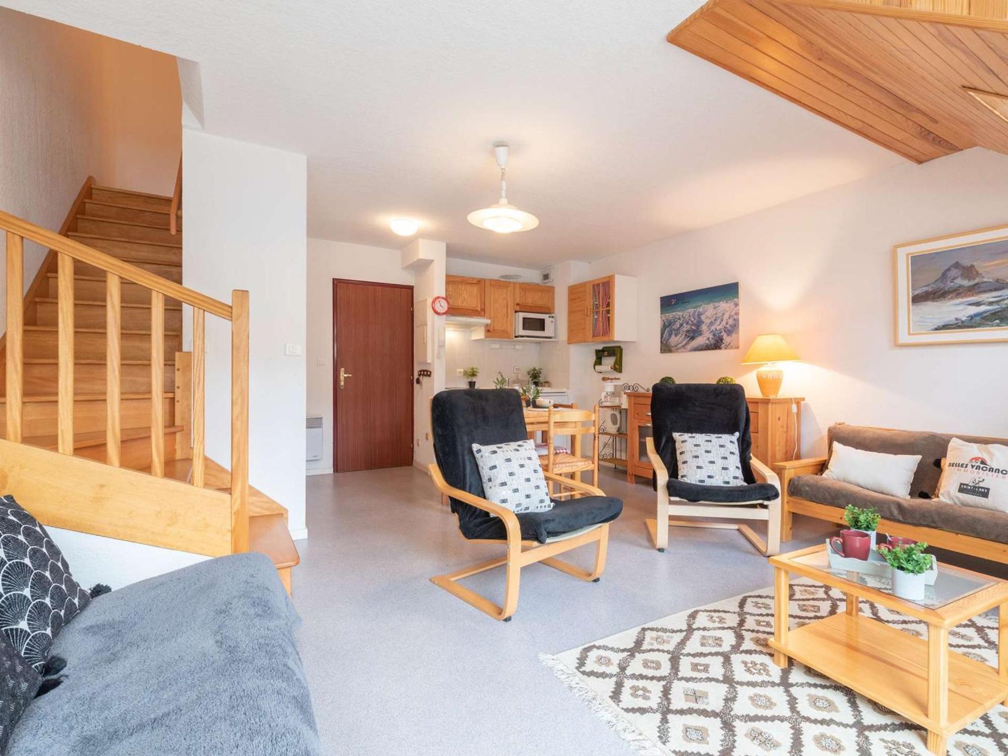 Duplex Confortable Avec 2 Chambres, Balcon Et Parking A Saint Lary Village, Proche Des Thermes Et Telecabine - Fr-1-296-336 外观 照片